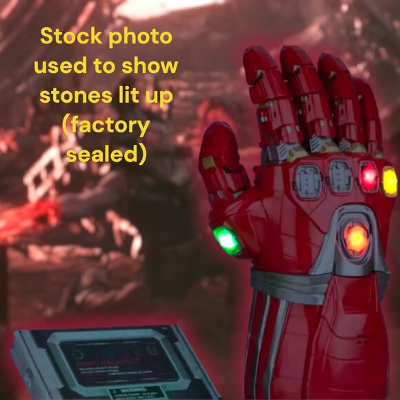 NEW Disney Parks Avengers Vault Iron Man Nano Infinity Gauntlet With/Stones - Picture 9 of 10